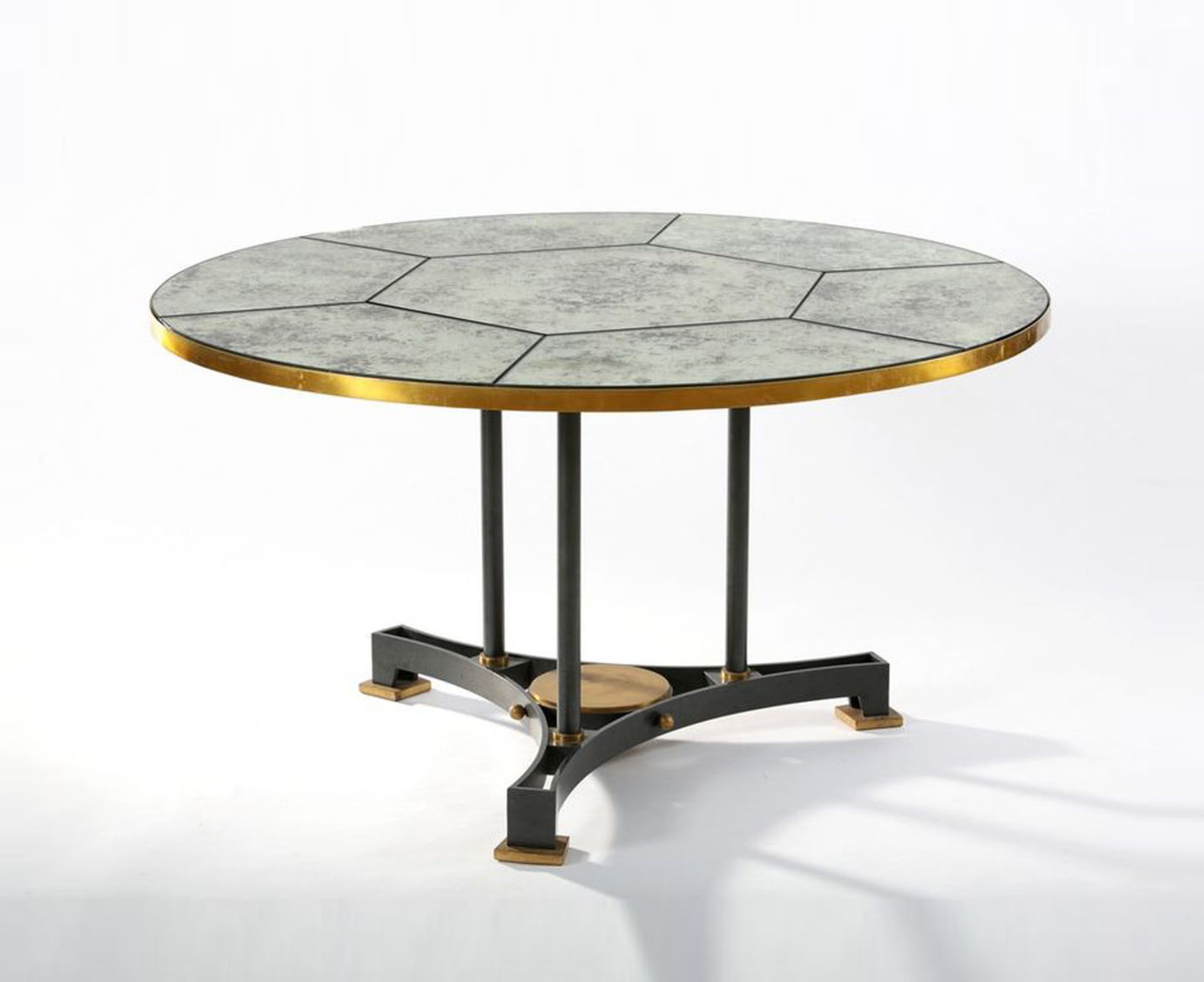 table plateau rond pierre mobilier maison leleu